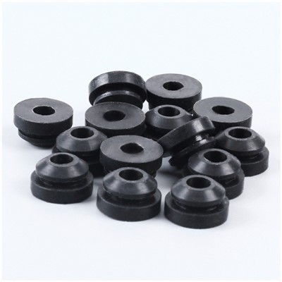 Ojales de silicona negros impermeables directos de fábrica